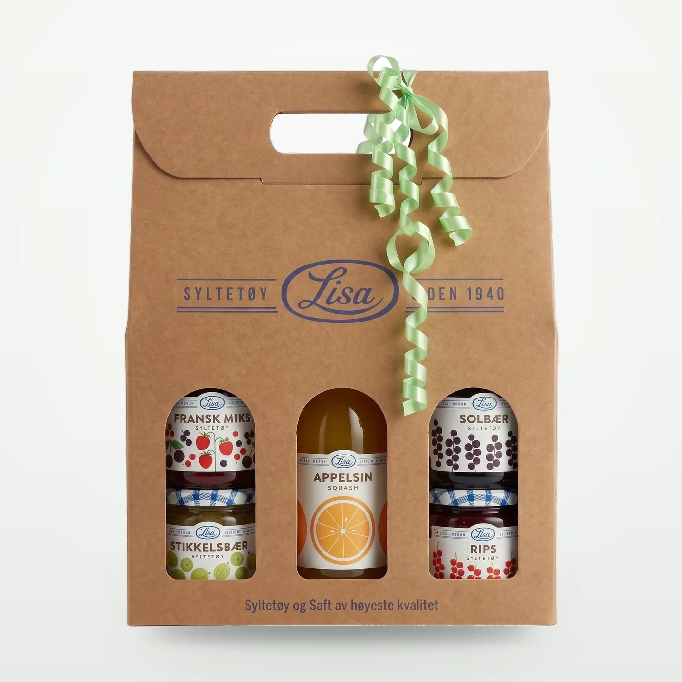 Gavepose – fransk miks, stikkelsbær, appelsinsaft og solbær & rips