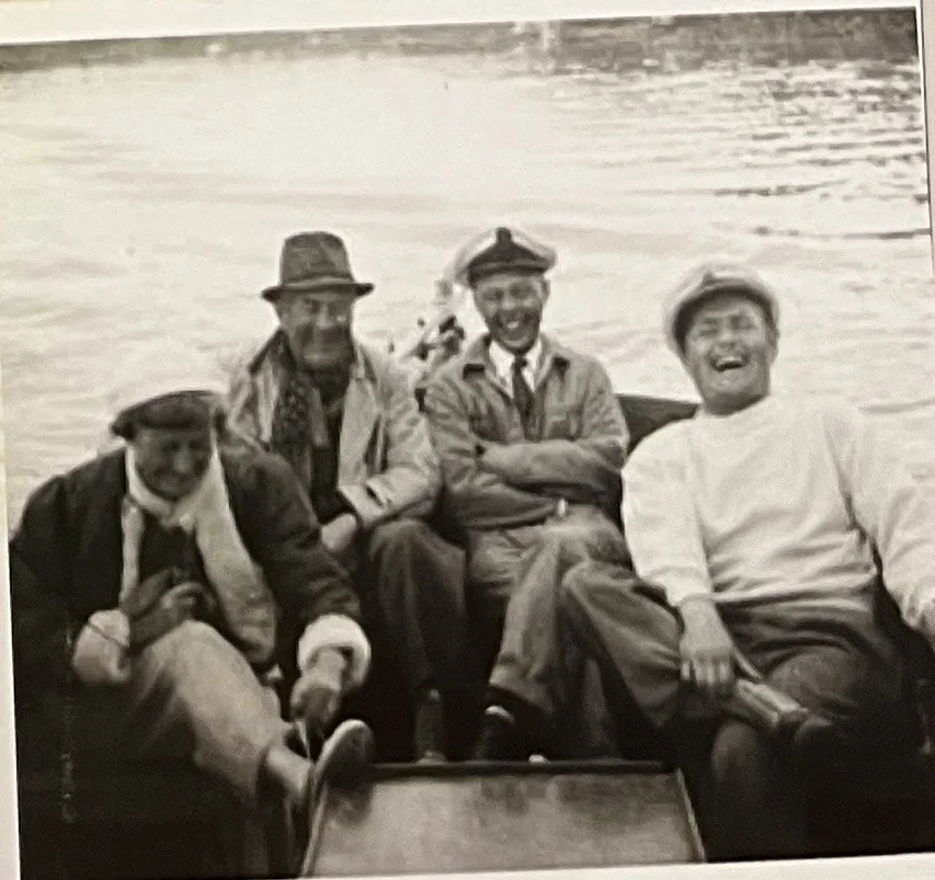 Fire menn på båttur, 1959